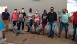Read more about the article Parceria entre a Prefeitura de Brejo dos Santos e o CODEMP, realizou a distribuição de Alevinos
