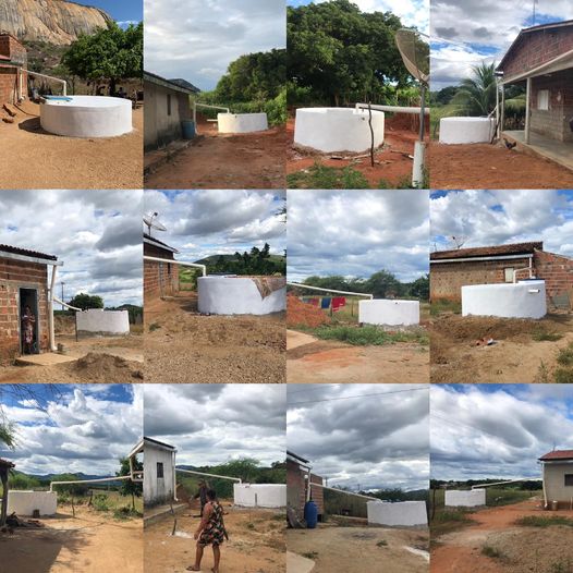 Read more about the article parceria entre Prefeitura de Brejo dos Santos e a FUNASA, construiu de 50 cisternas de abastecimento de água.