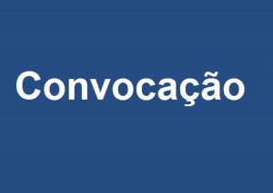 Read more about the article CONVOCAÇÃO